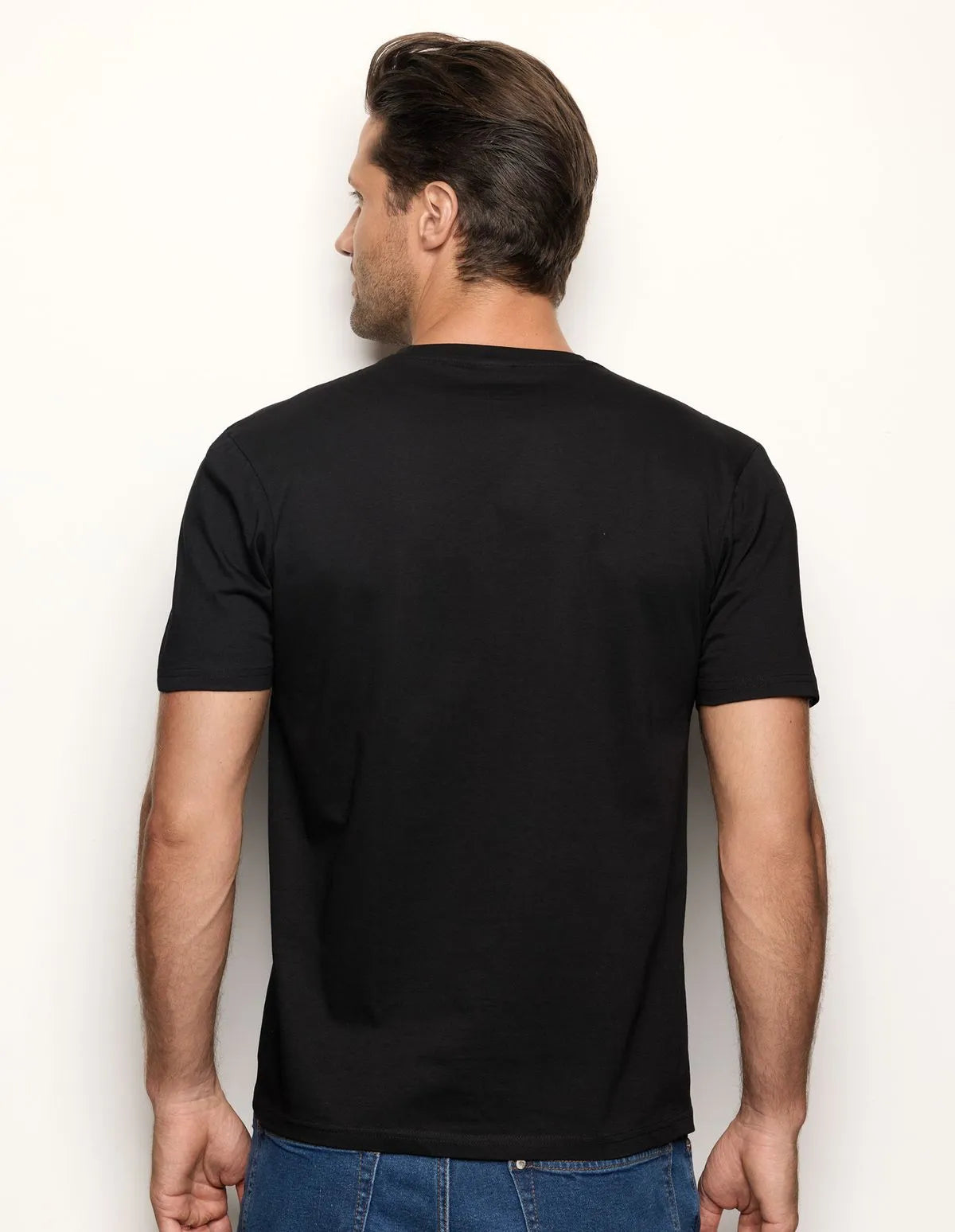 Daily - Set 3 bluza me menge te shkurtra per meshkuj