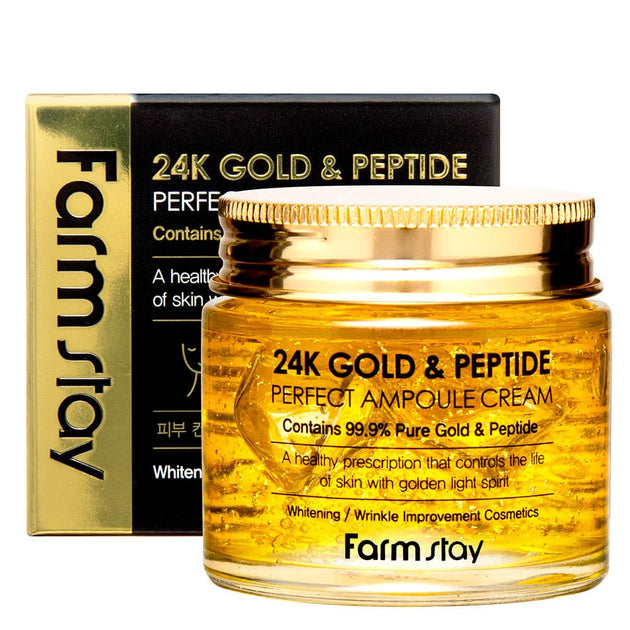 Farmstay - Krem Ampulë me 24K Ar & Peptide
