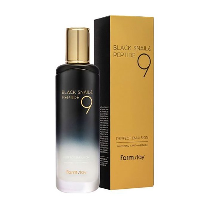 Farmstay - Emulsion Perfekt Black Snail & Peptide9