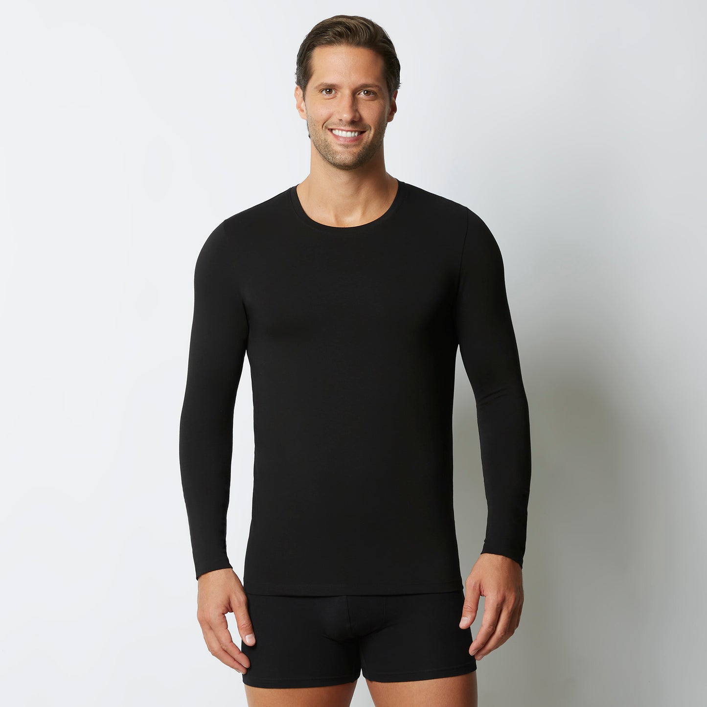 long sleeve round neck tshirt - SIMPLY BCI