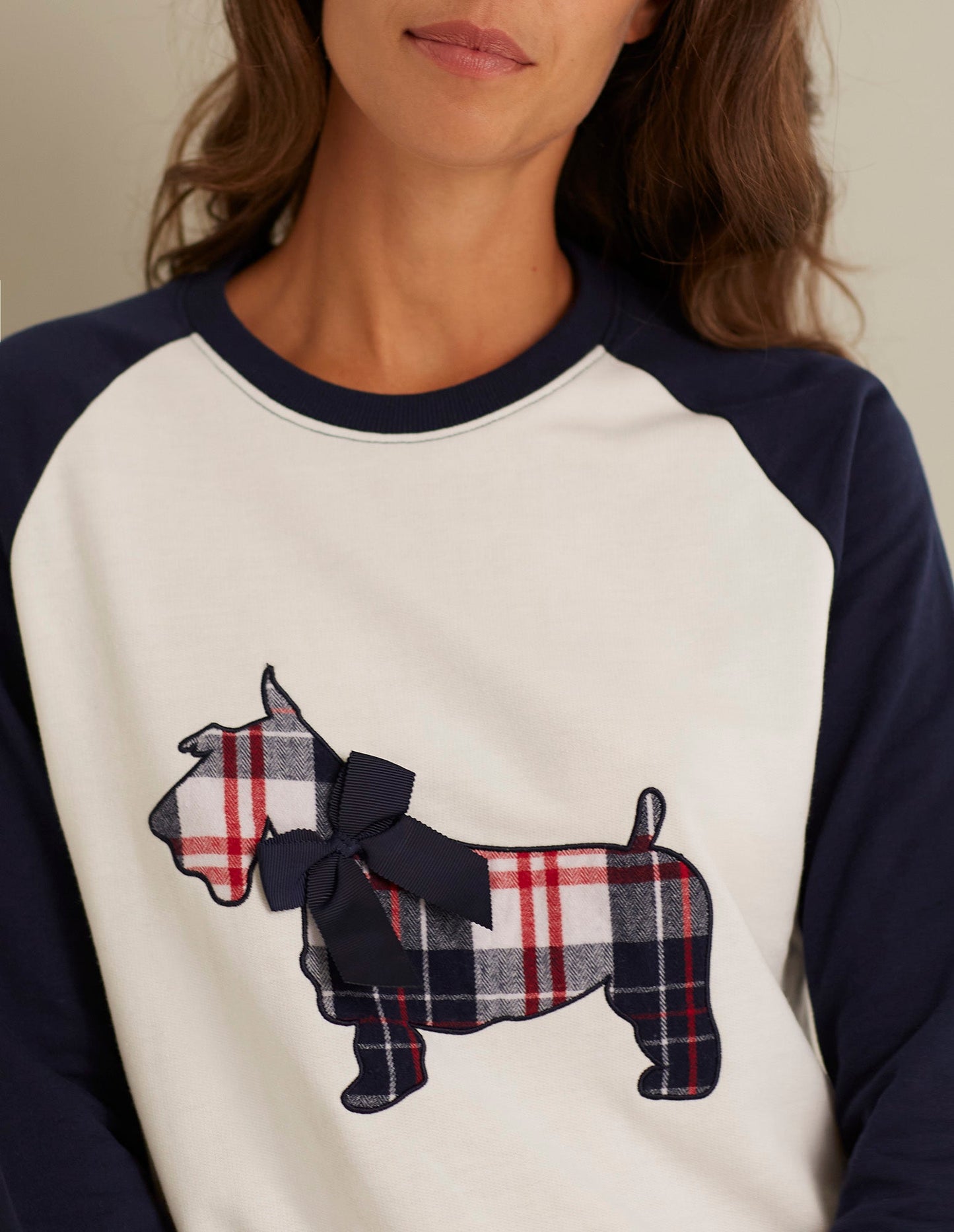 Long-sleeve nightshirt - Xmas Pets