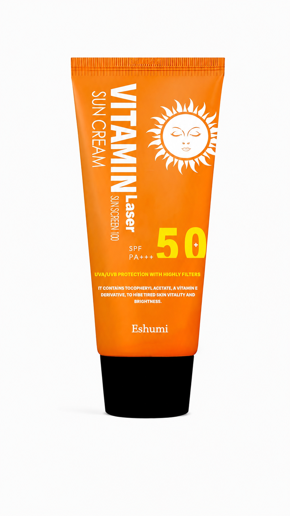 Eshumi Vitamin Razer Sunscreen 100 Sun Cream SPF50+ PA+++ 70g