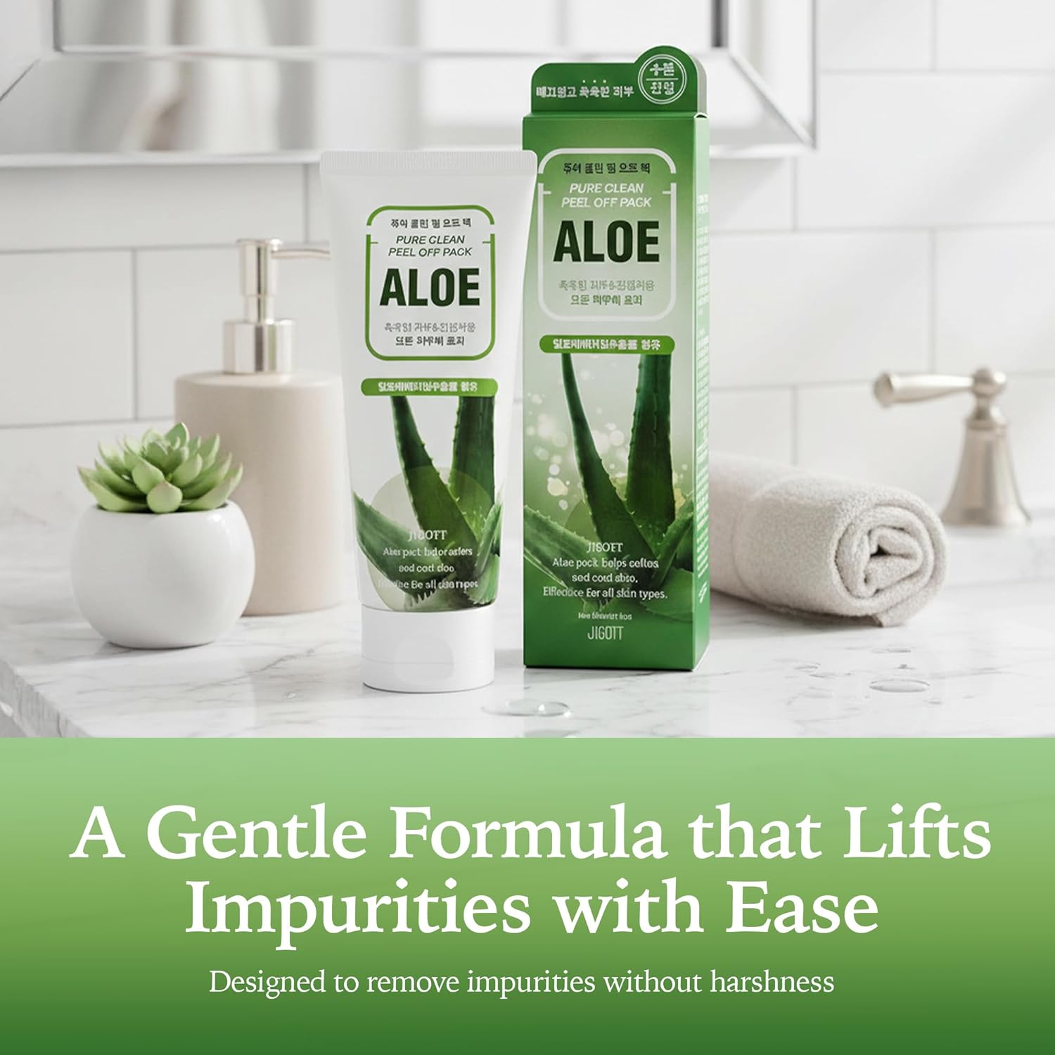 Jigott Aloe Pure Clean Peel Off Pack 180ml