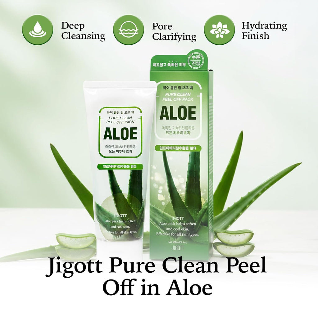 Jigott Aloe Pure Clean Peel Off Pack 180ml