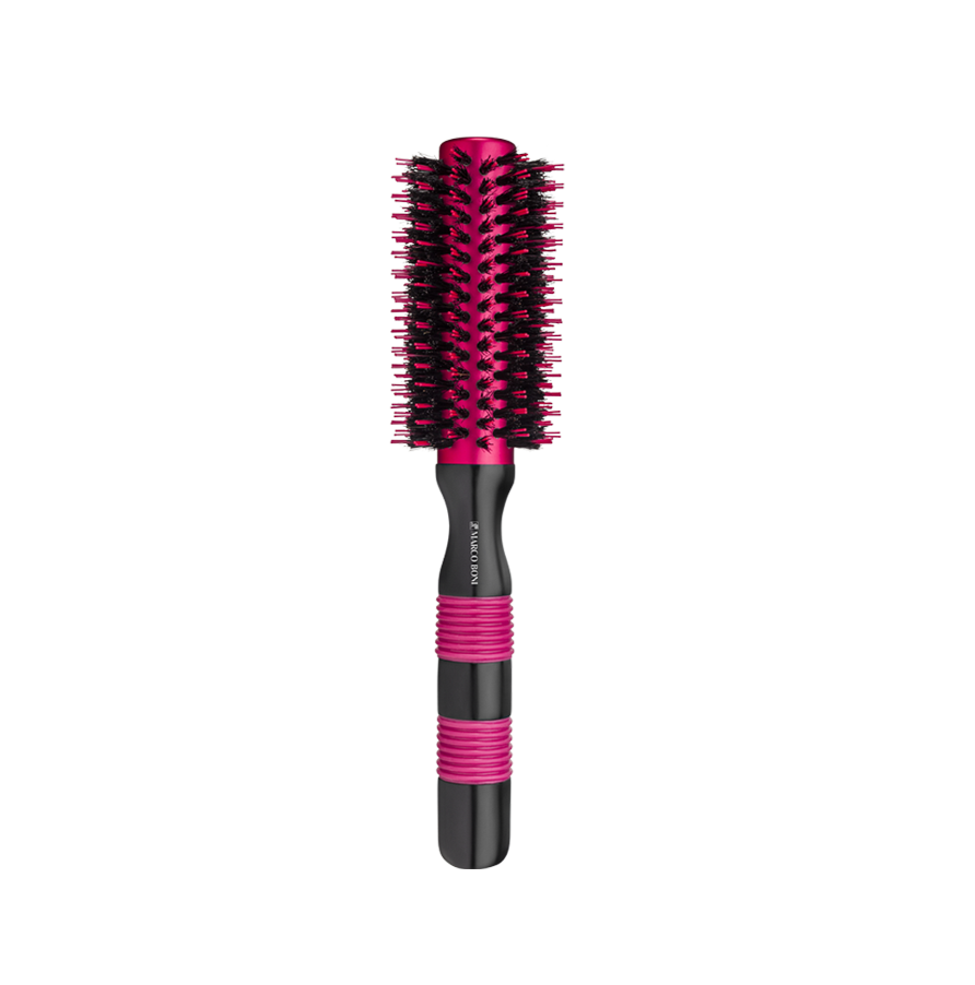 Professional Thermal Metallic Hair Brush with V-Shaped Nylon Bristles