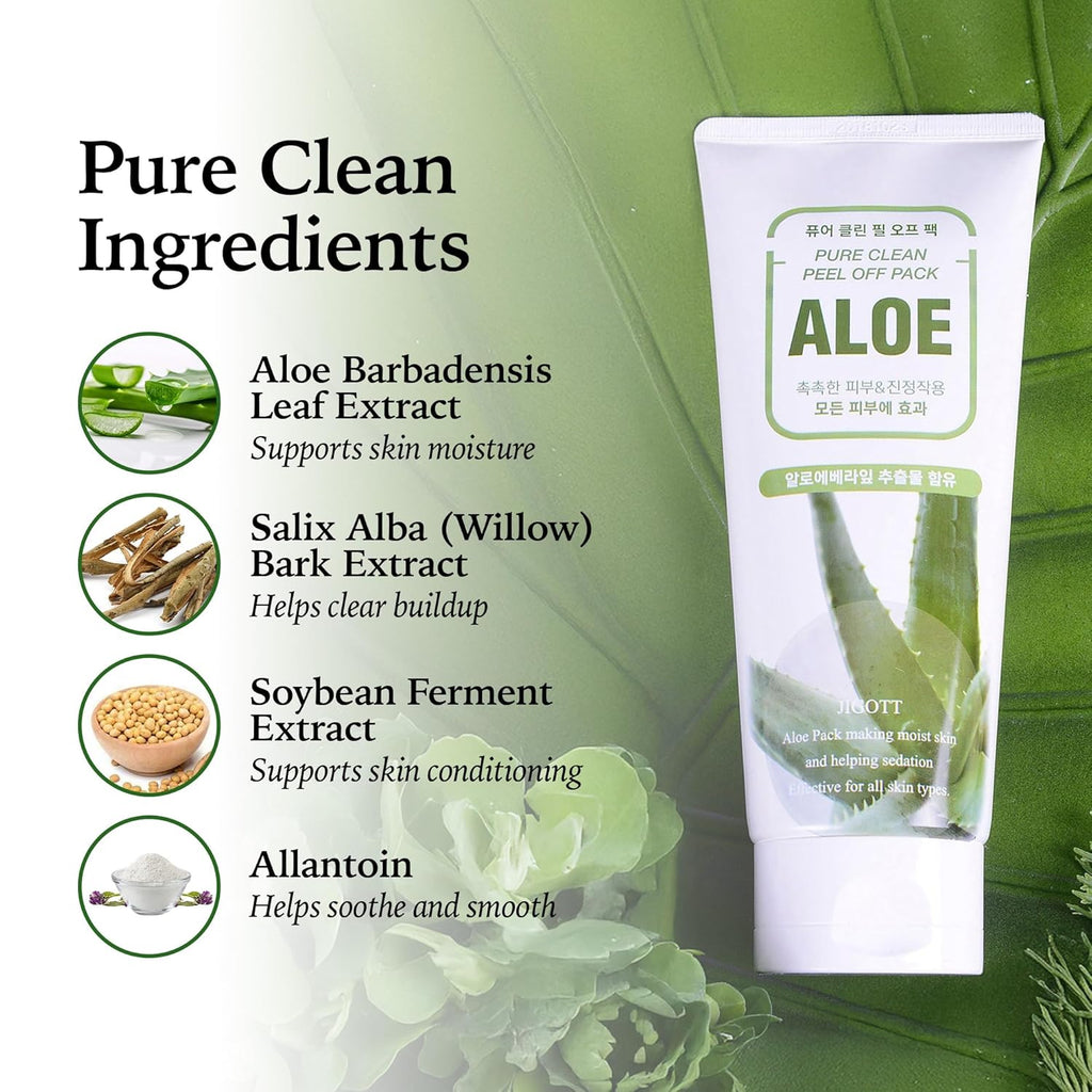 Jigott Aloe Pure Clean Peel Off Pack 180ml