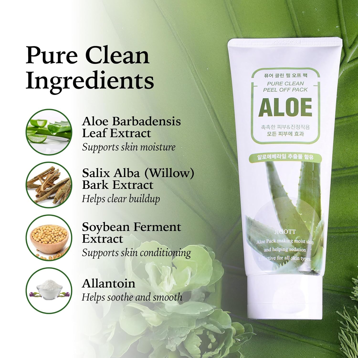 Jigott Aloe Pure Clean Peel Off Pack 180ml