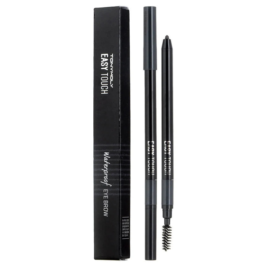 TONYMOLY East Touch Waterproof Eyebrow Pencil – laps vetullash rezistent ndaj ujit për formë dhe definim natyral nga Bassko.