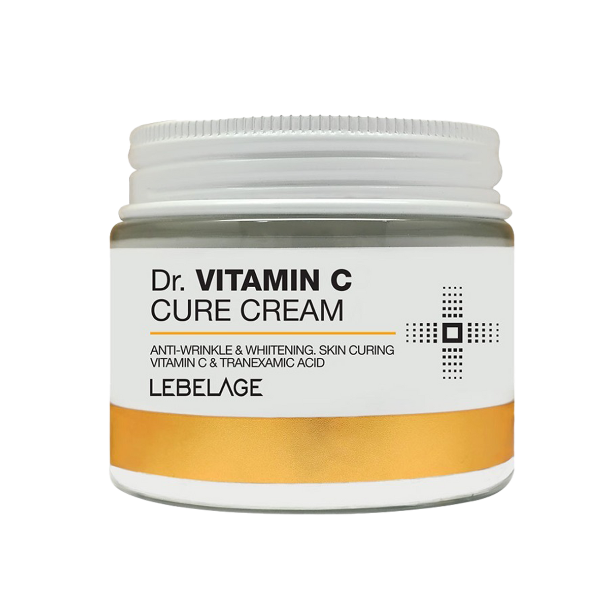 LEBELAGE Dr. Vitamin C Cure Cream – Brightening + Moisturizing Face Cream for Glow, Dark Spots & Smoother-Looking Skin