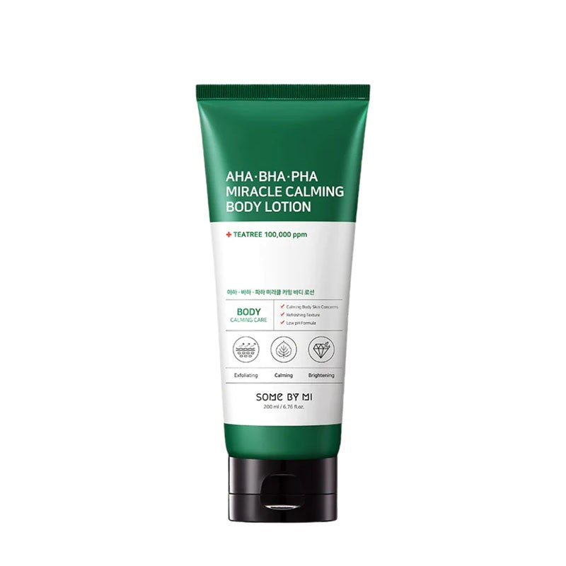 SOME BY MI AHA·BHA·PHA Miracle Calming Body Lotion – Lightweight Body Lotion for Body Acne, Rough Texture, and Smoother-Looking Skin