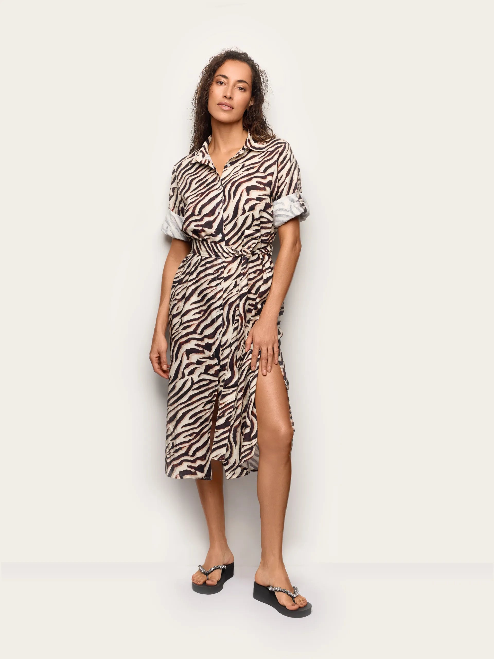 fustan kemishe oversize femra yamamay zelia zebra