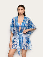 Greta Silk Blend - Kaftan plazhi për femra