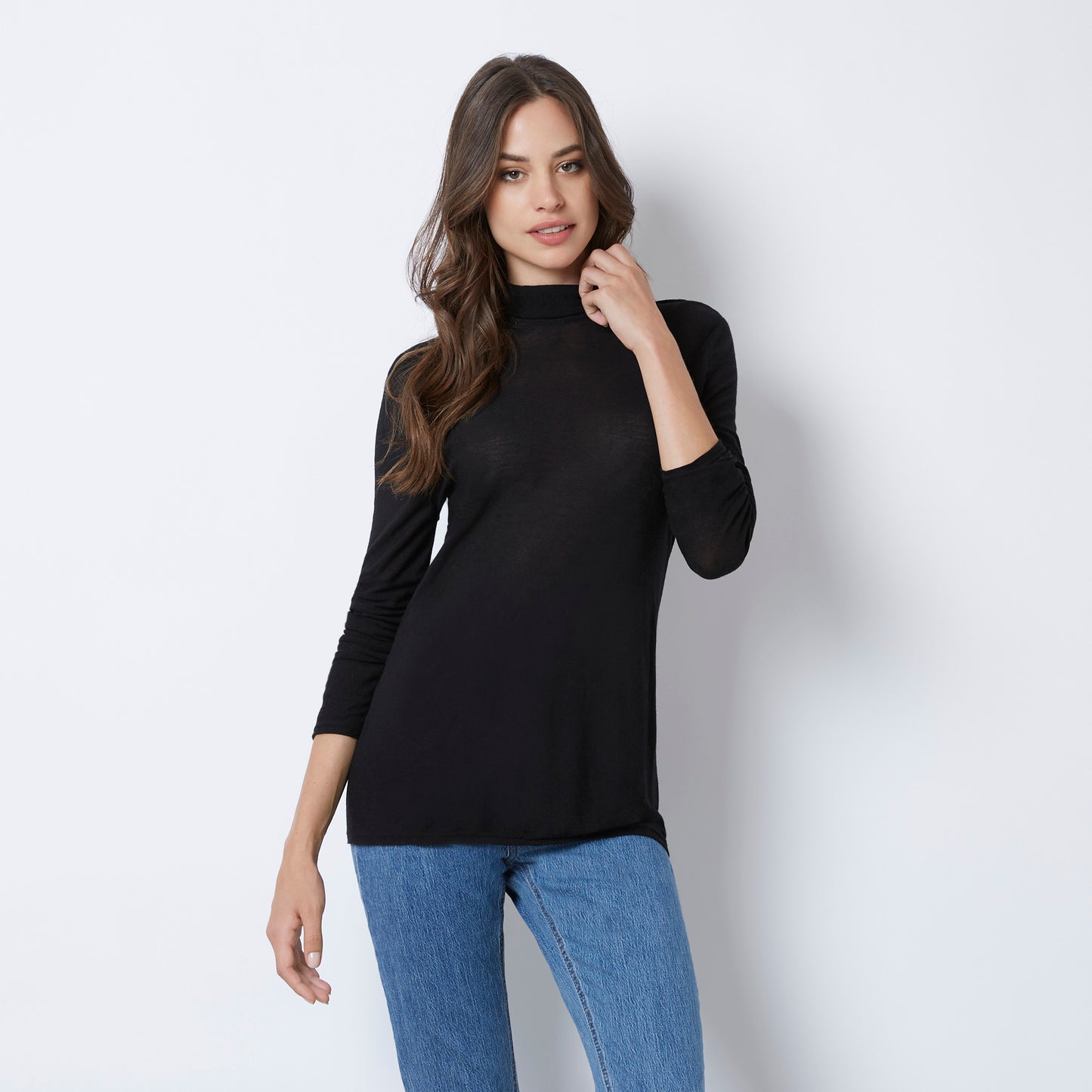 T-shirt - Basic cashmere