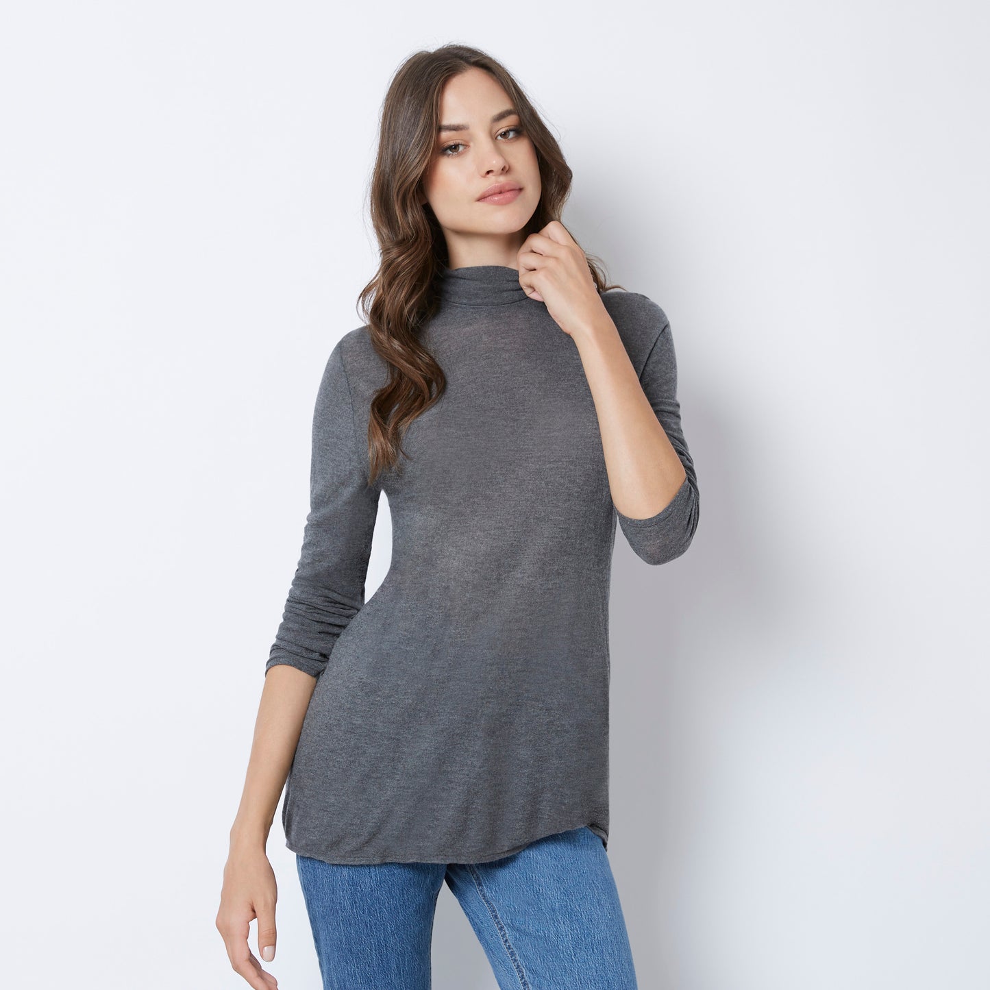 T-shirt - Basic cashmere