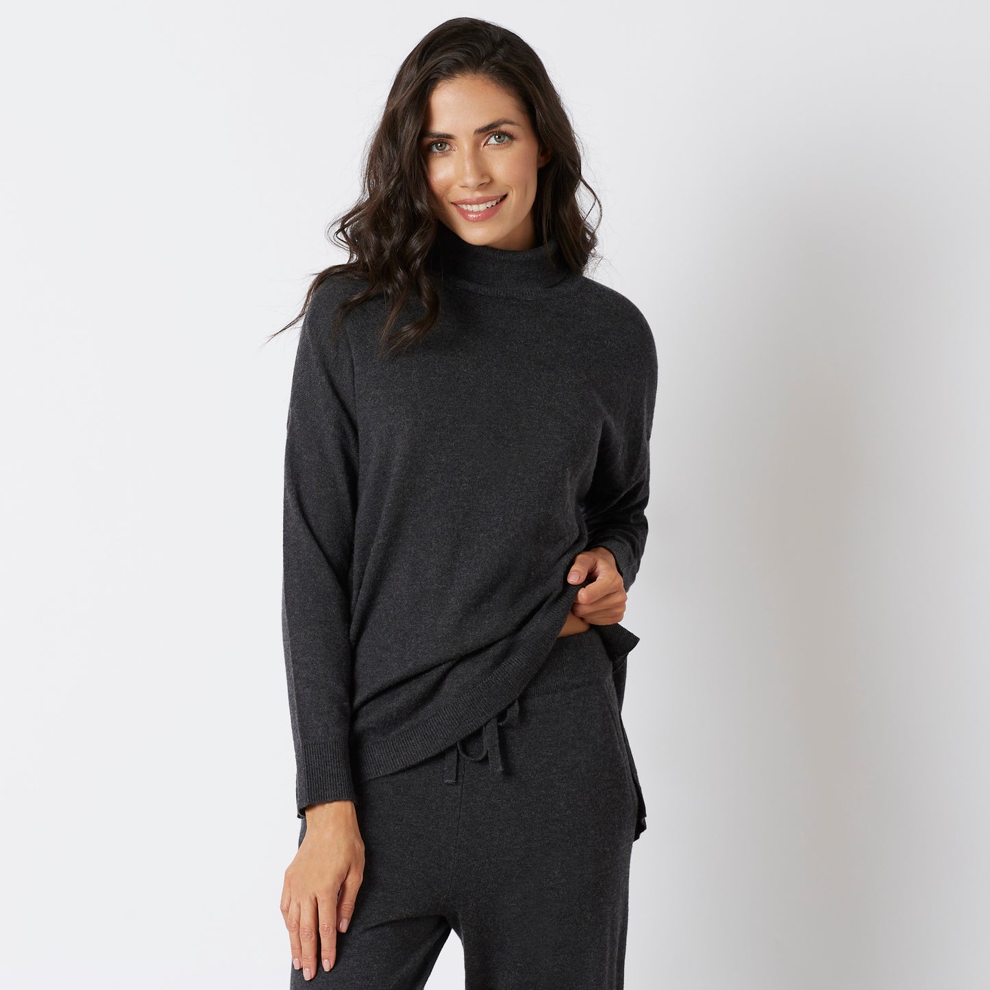 High collar shirt - Loungewear Cashmere