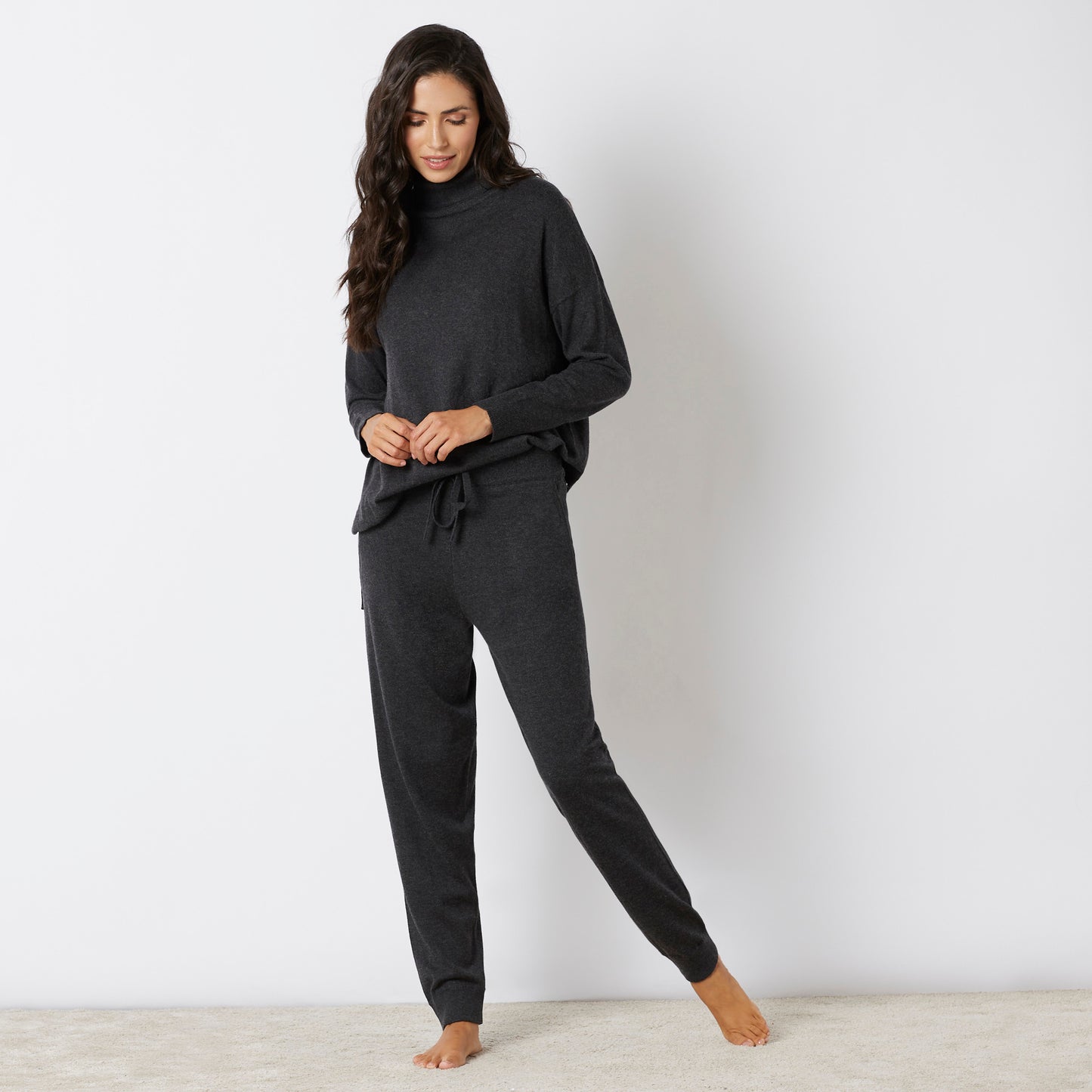 High collar shirt - Loungewear Cashmere