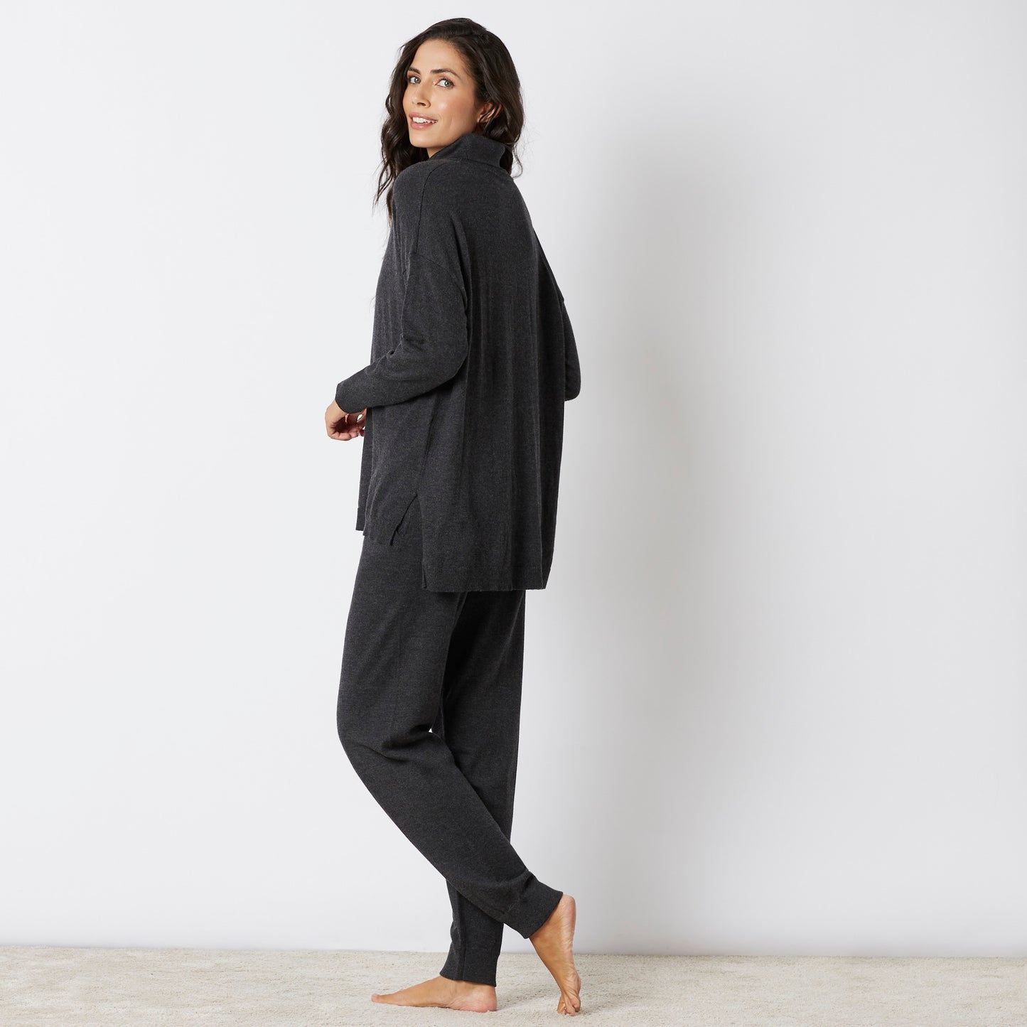 High collar shirt - Loungewear Cashmere