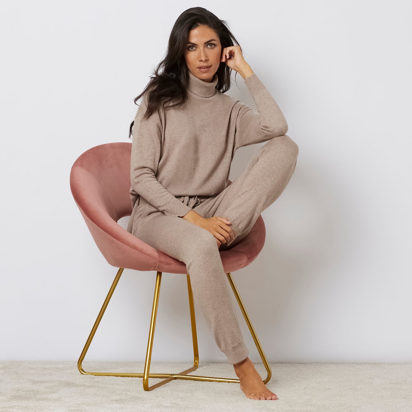 High collar shirt - Loungewear Cashmere