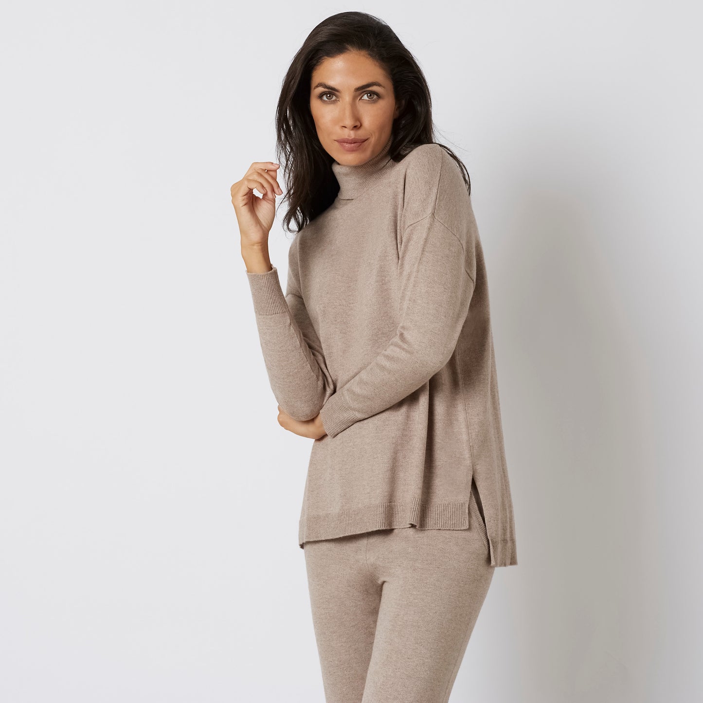 High collar shirt - Loungewear Cashmere