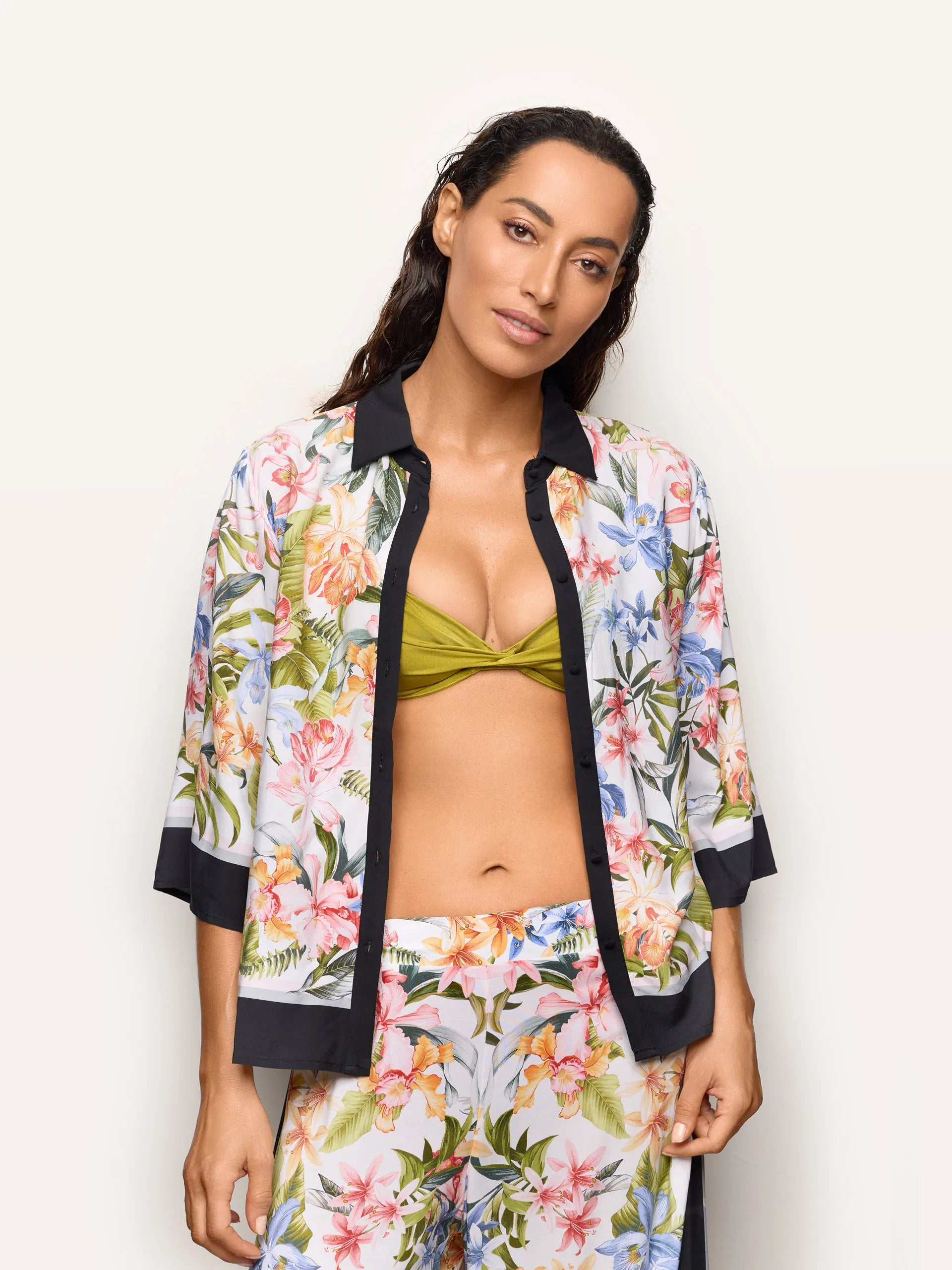 bluze per femra yamamay tahiti floral viskoze
