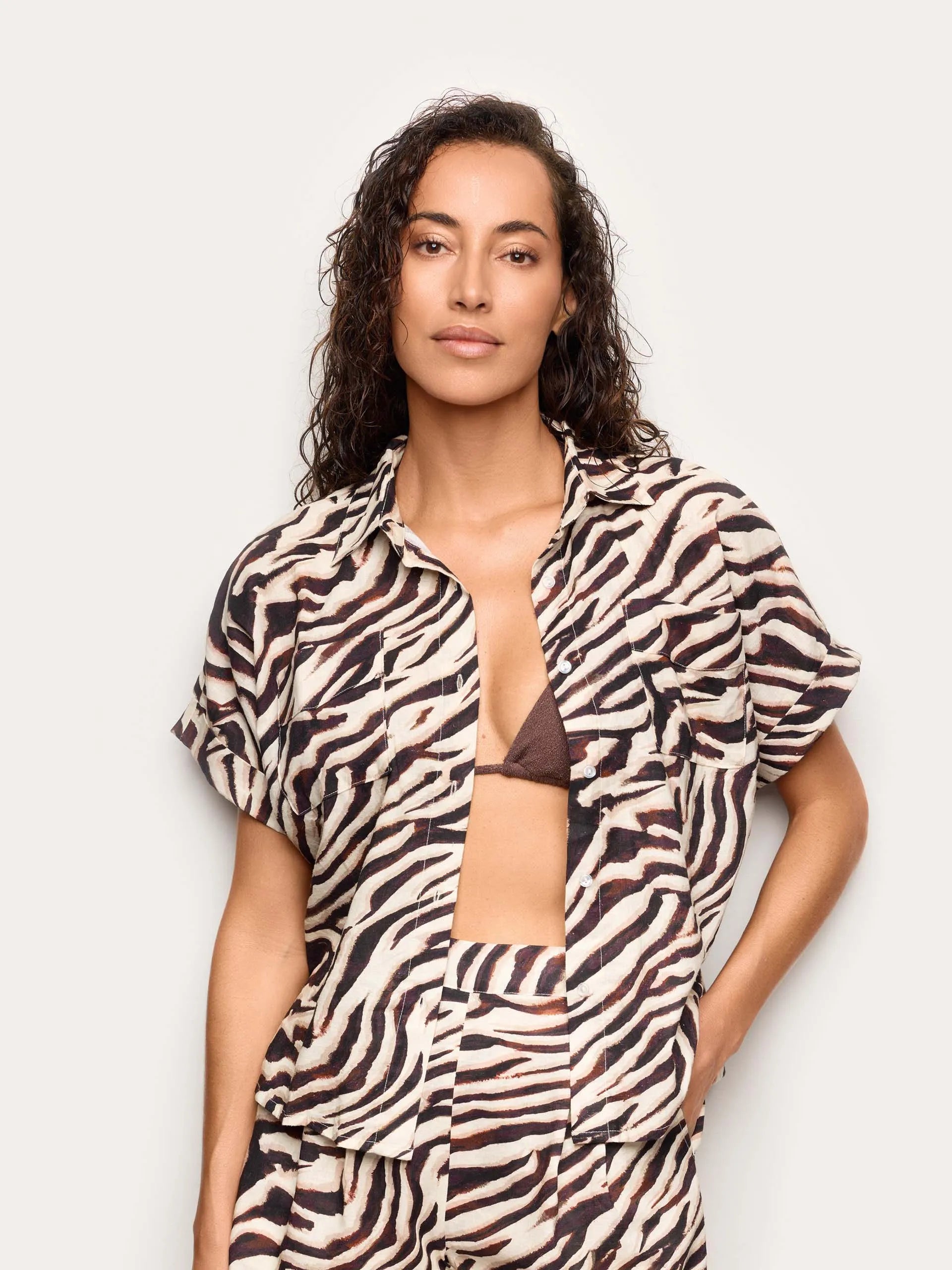 Yamamay Albania Blouse | bluze femra yamamay zelia zebra
