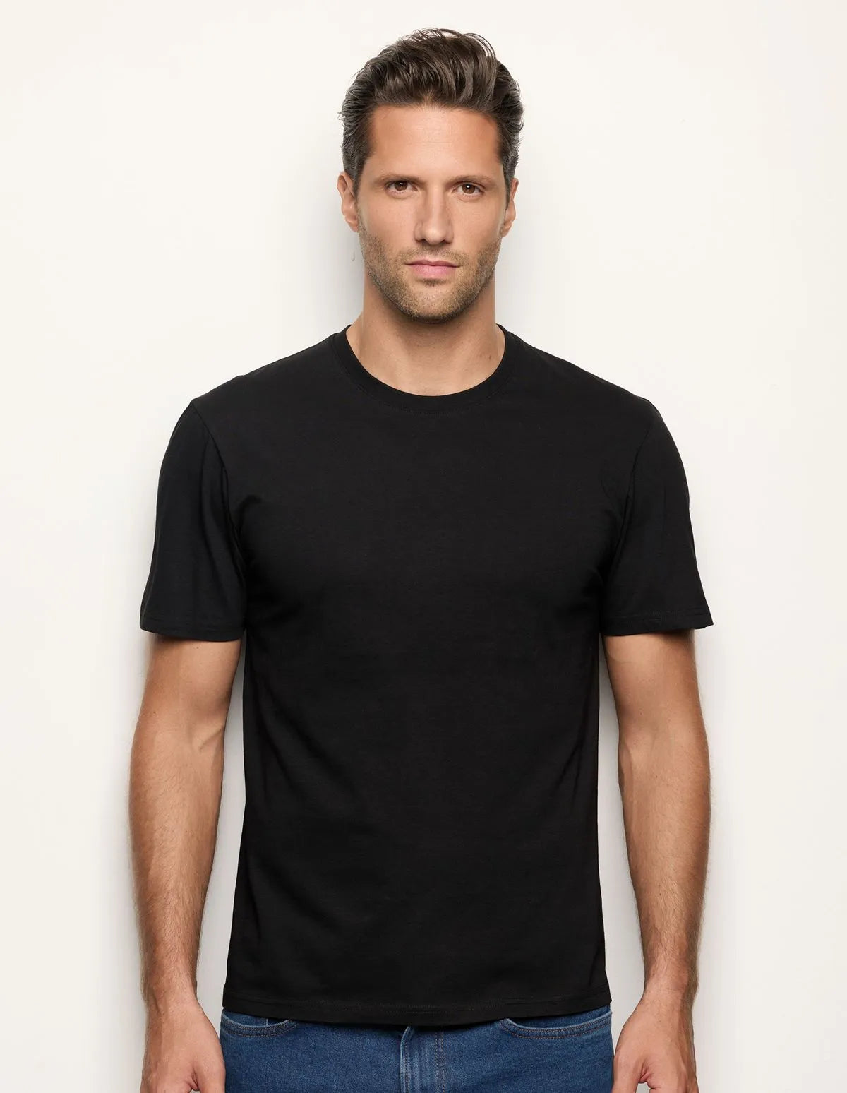 Daily - Set 3 bluza me menge te shkurtra per meshkuj