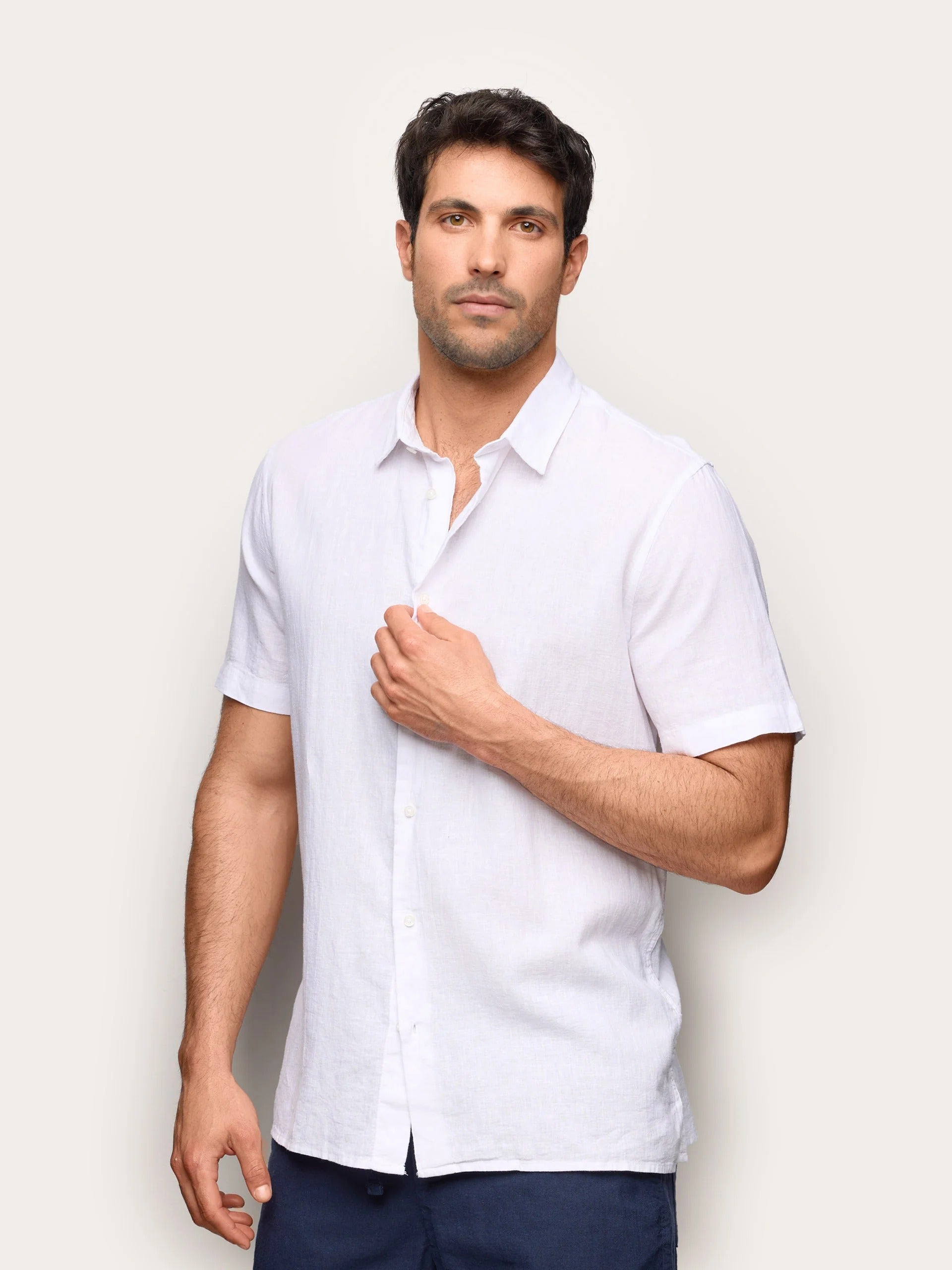 Linen / Cotton - Këmishë lino dhe pambuk për meshkuj