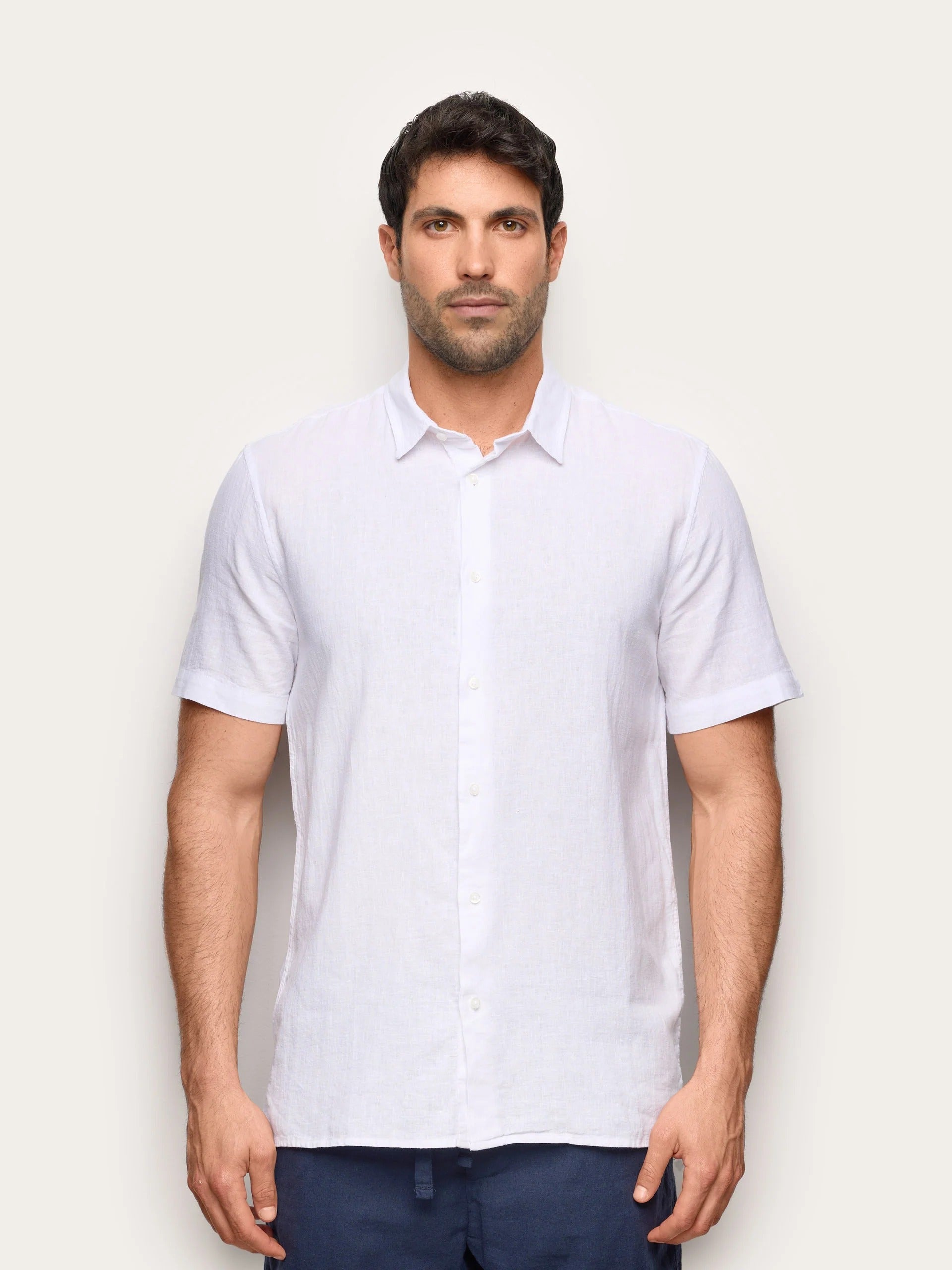 Linen / Cotton - Këmishë lino dhe pambuk për meshkuj