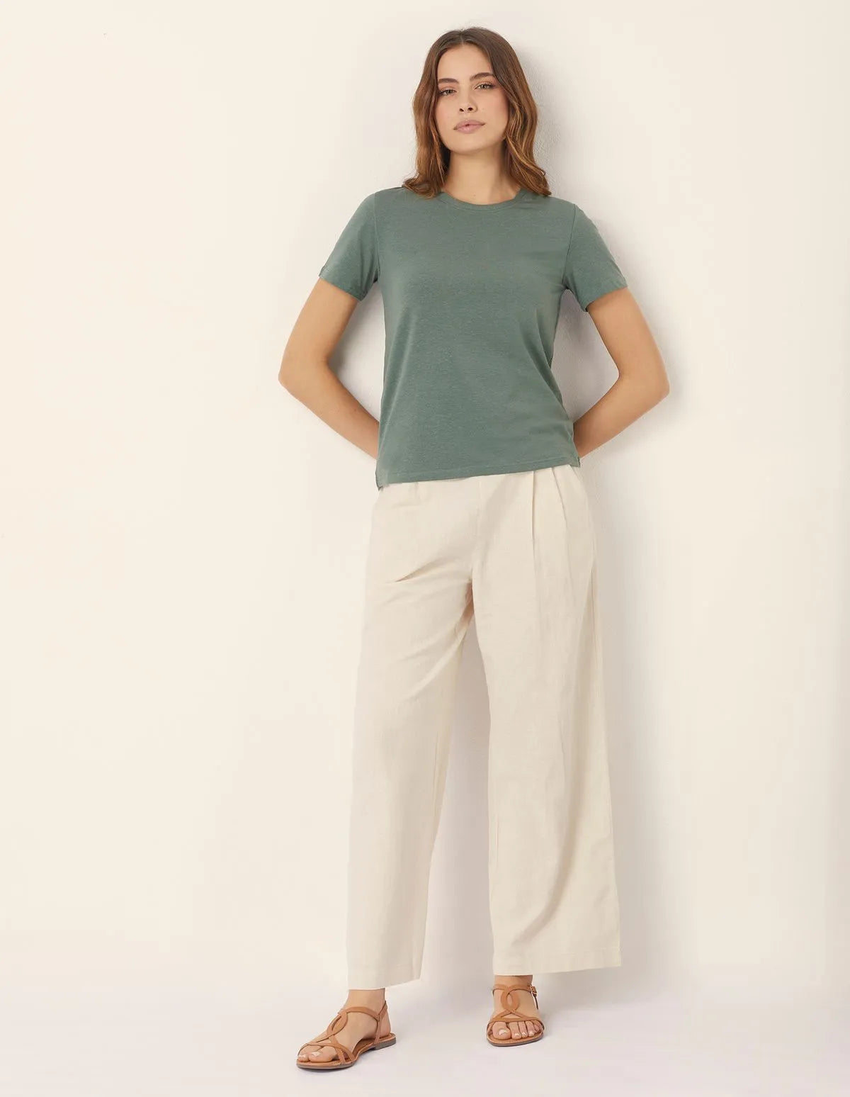 Cotton / Linen - Pantallona te gjata