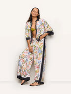 pantallona te gjata per femra yamamay tahiti te gjera floral