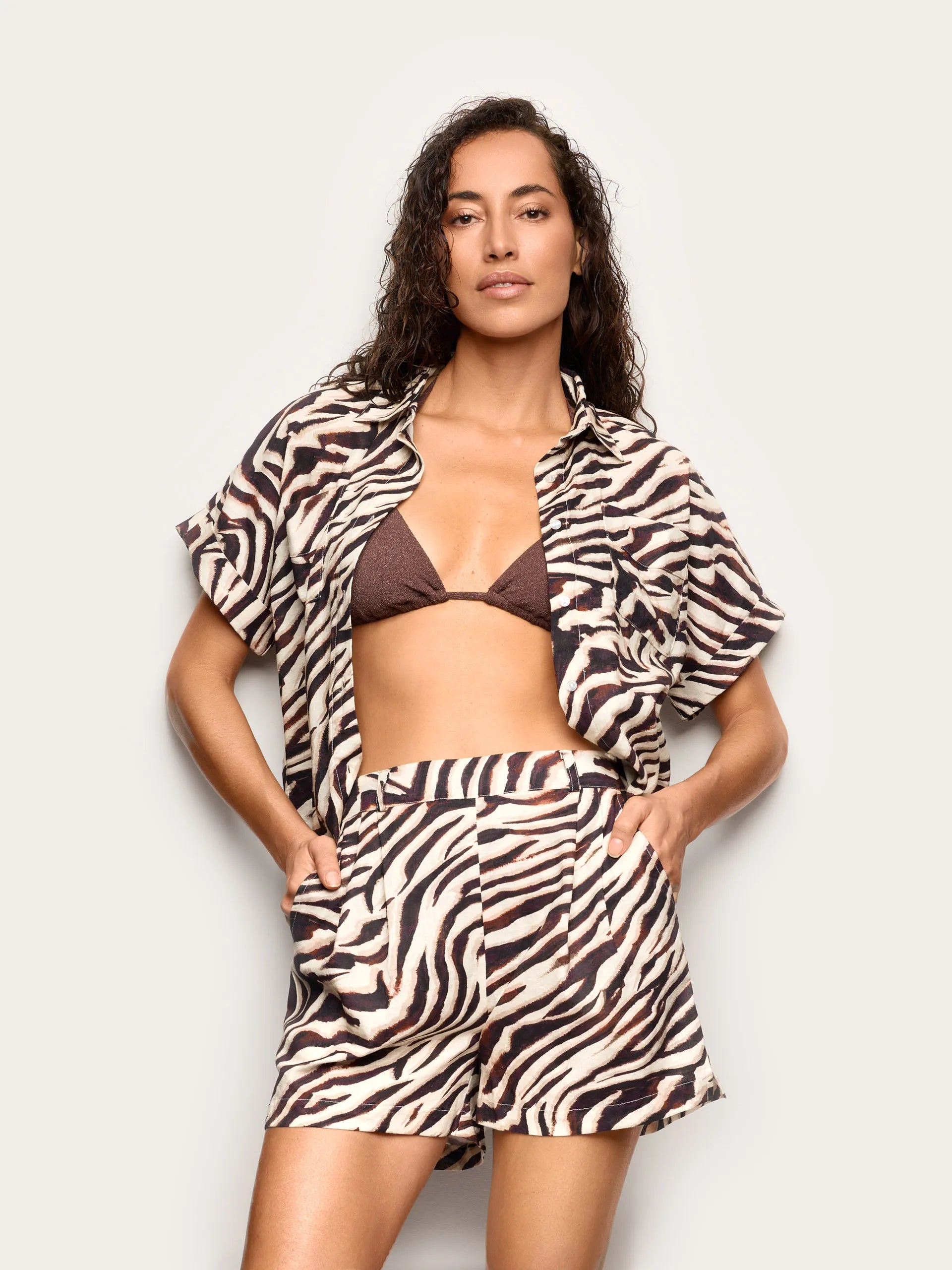 Yamamay Albania Shorts | pantallona te shkurtra femra yamamay zelia zebra