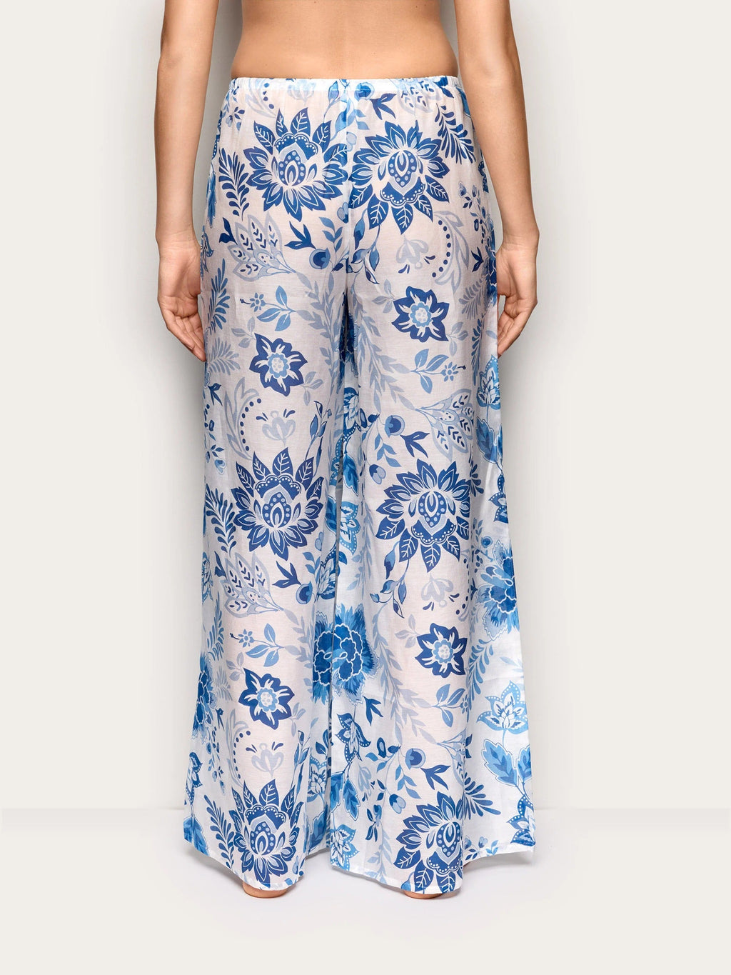 Greta Silk Blend - Pantallona të gjata për femra
