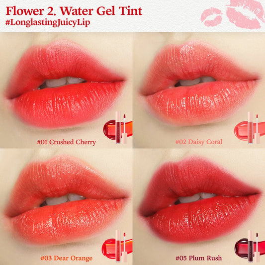BY FLOWER WATER GEL TINT 01 CRUSHED CHERRY