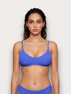 Textured - Reçipeta bikini bralette me mbushje për femra