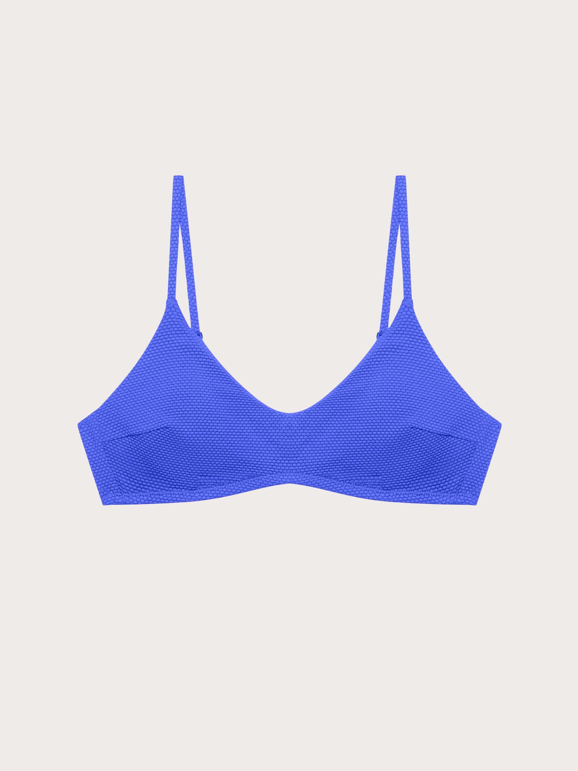 Textured - Reçipeta bikini bralette me mbushje për femra