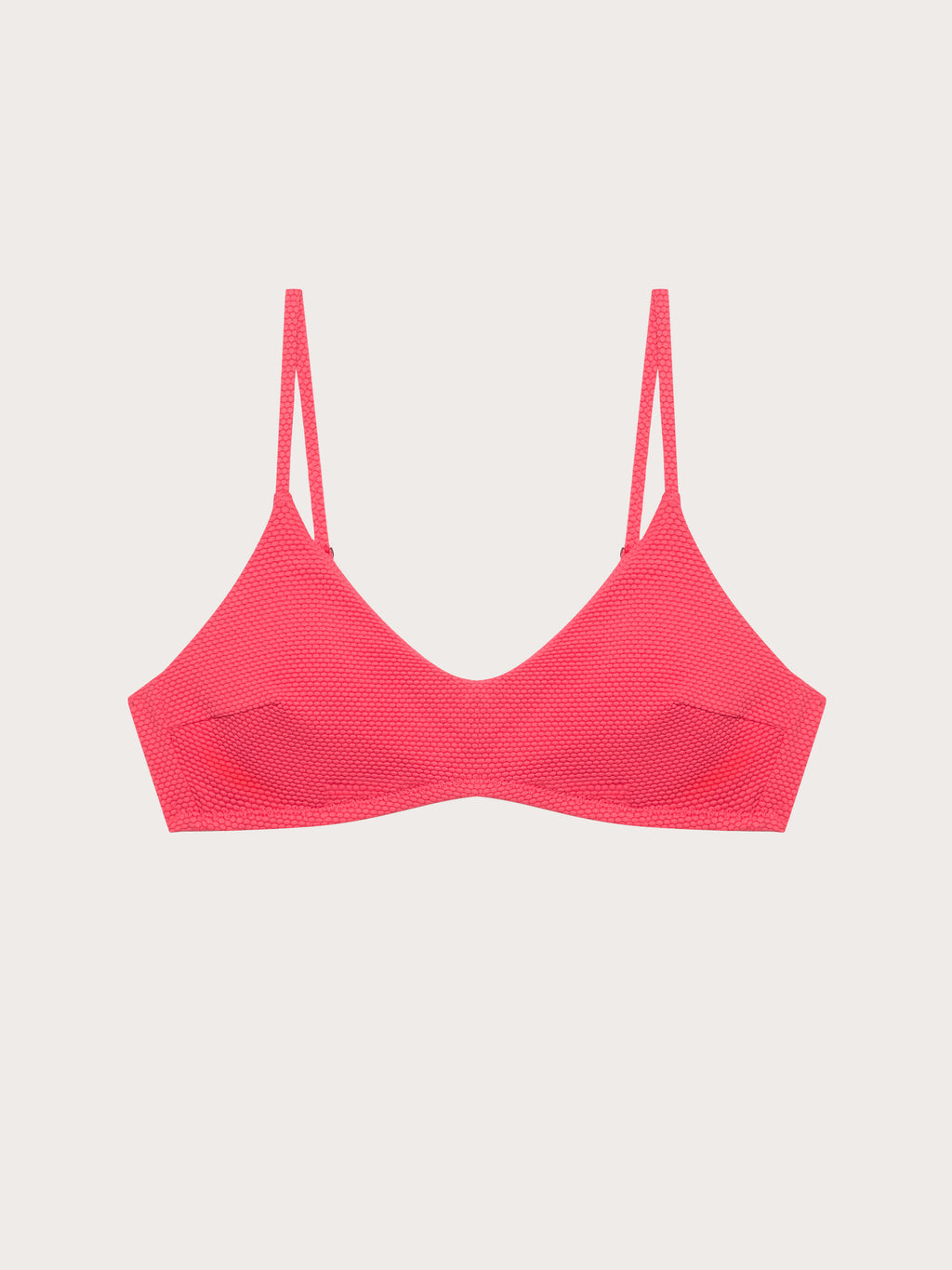 Textured - Reçipeta bikini bralette me mbushje për femra