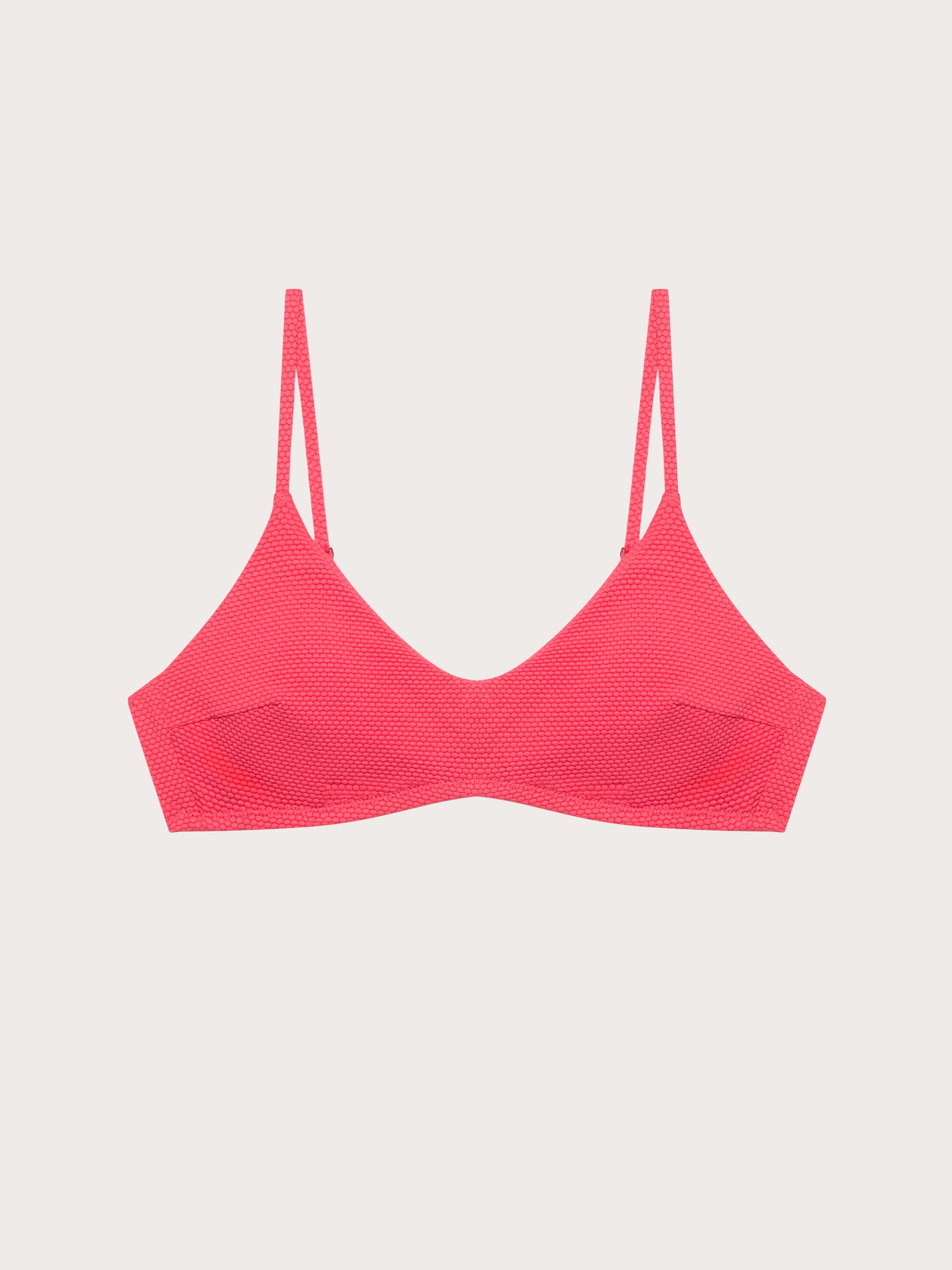 Textured - Reçipeta bikini bralette me mbushje për femra