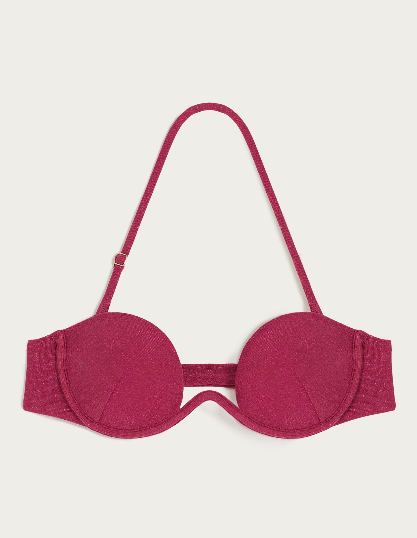 Padded bandeau bikini bra - Bright