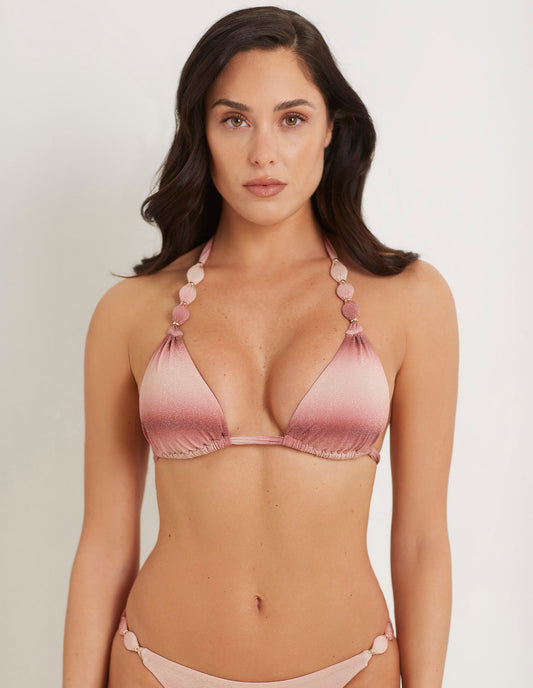 Sliding triang.bik.bra w/rem.cup inserts - Savannah