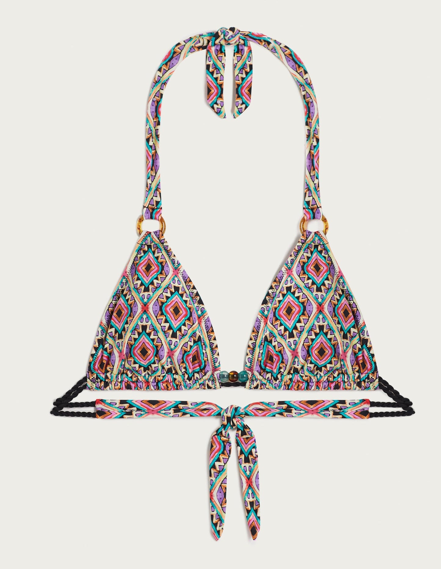 Halter bikini bra w/remov. cup inserts - Lamu