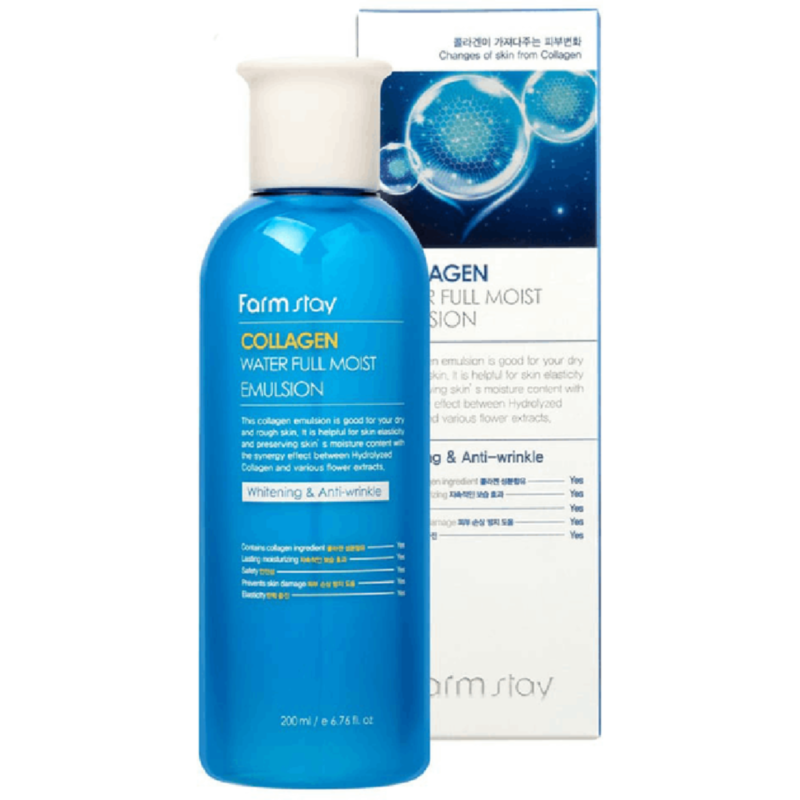 Farmstay – Emulsion Hidratues me Kolagjen 