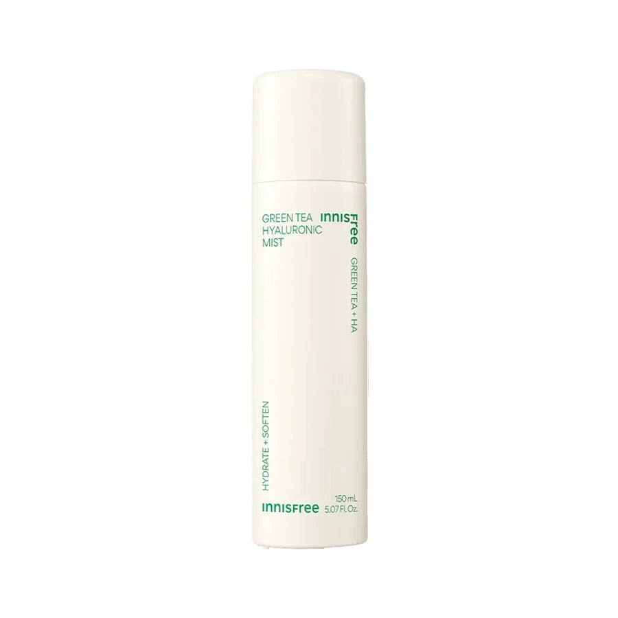 Innisfree Green Tea Hyaluronic Mist nga BASSKO për freskim dhe hidratim të menjëhershëm të lëkurës