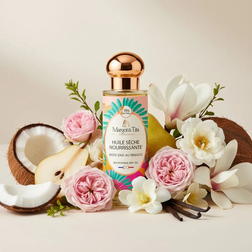 Margot & Tita Week-end au Paradis – Set vaj i thatë + parfum, 2 × 30 ml