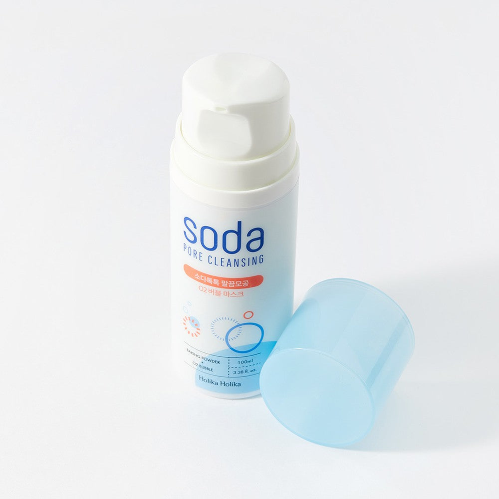 Holika Holika Soda Tok Tok Clean Pore Deep O2 Bubble Mask nga BASSKO për pastrim të thellë dhe freskim të poreve