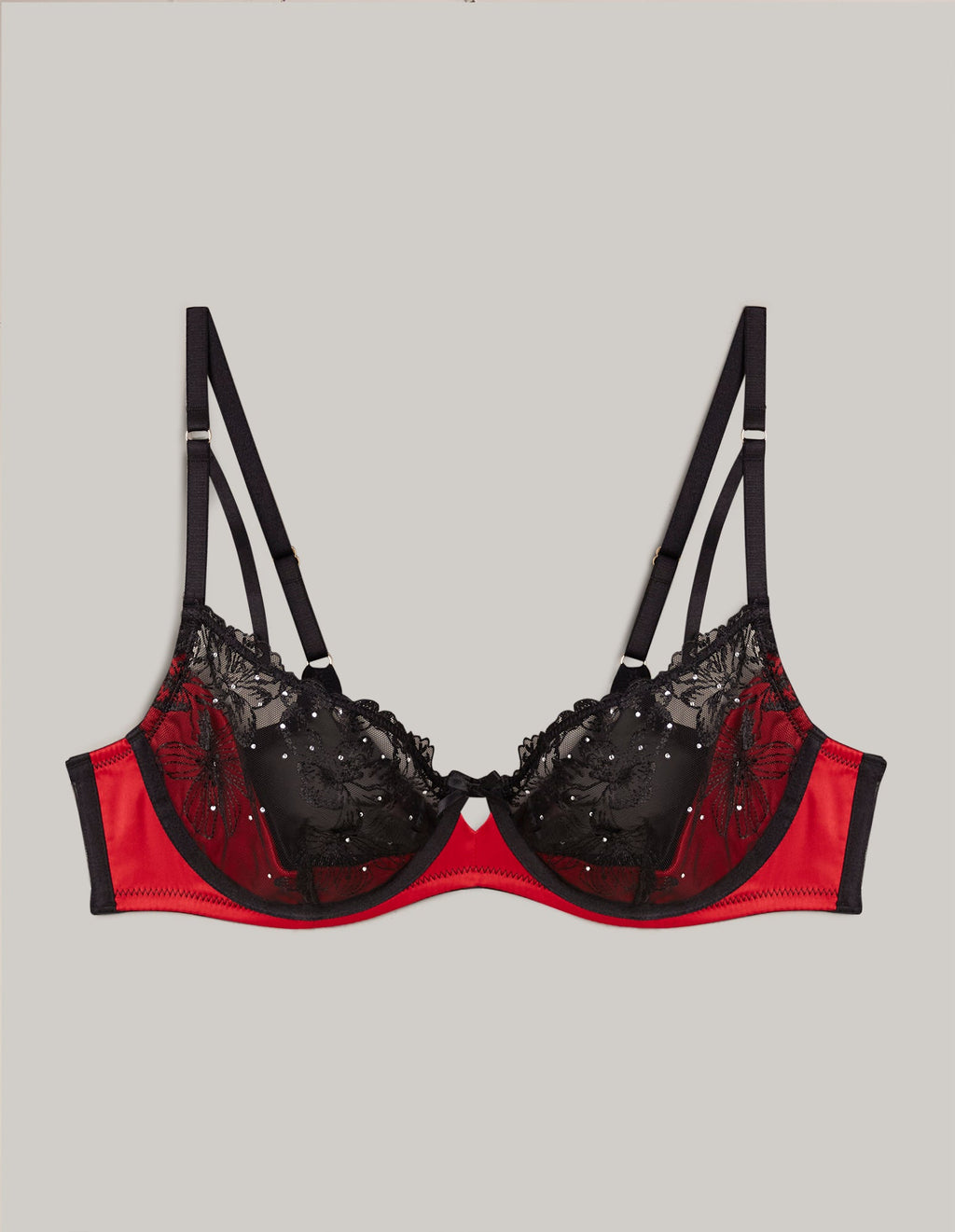 Balcony bra in different cup sizes - Lucent