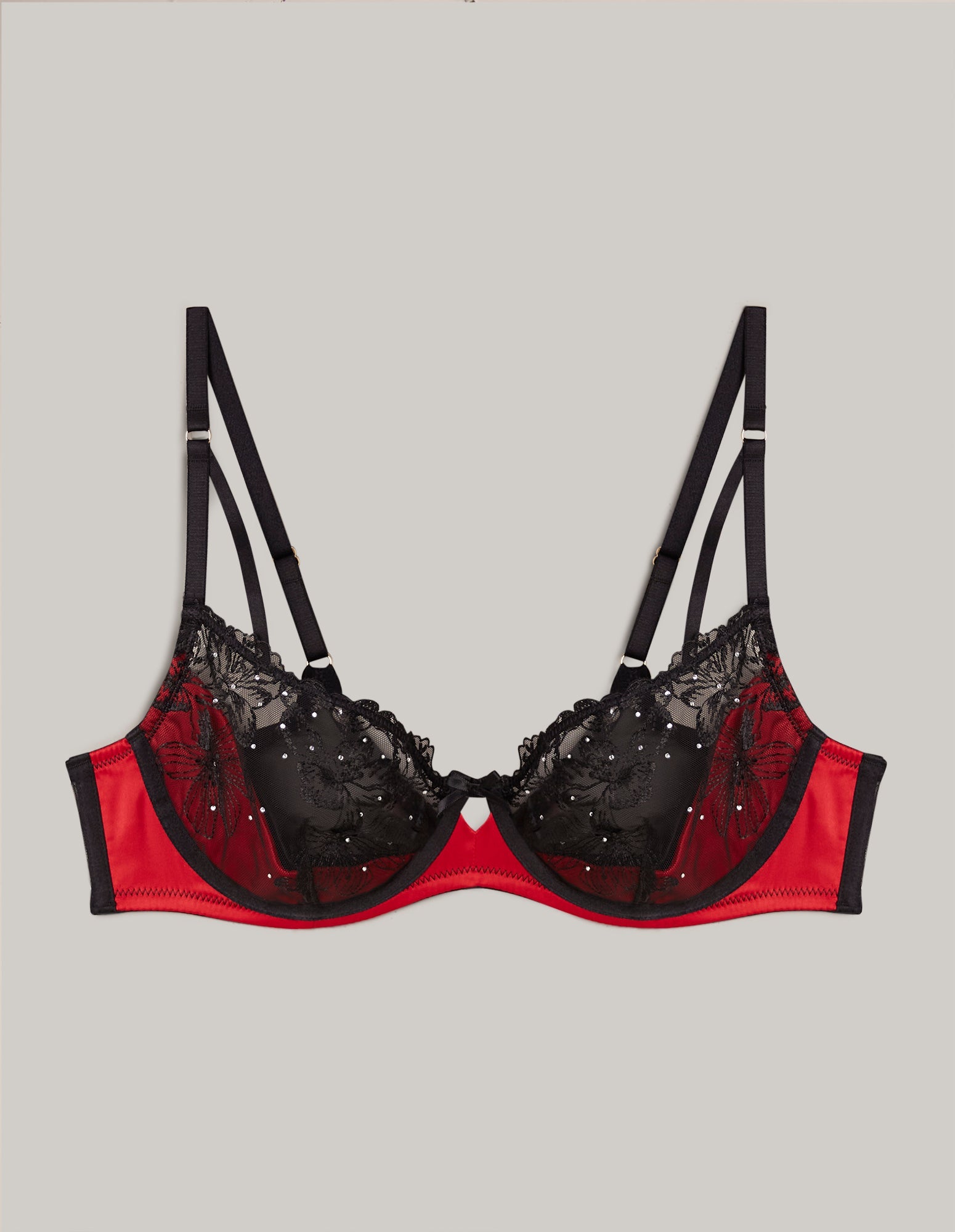 Balcony bra in different cup sizes - Lucent