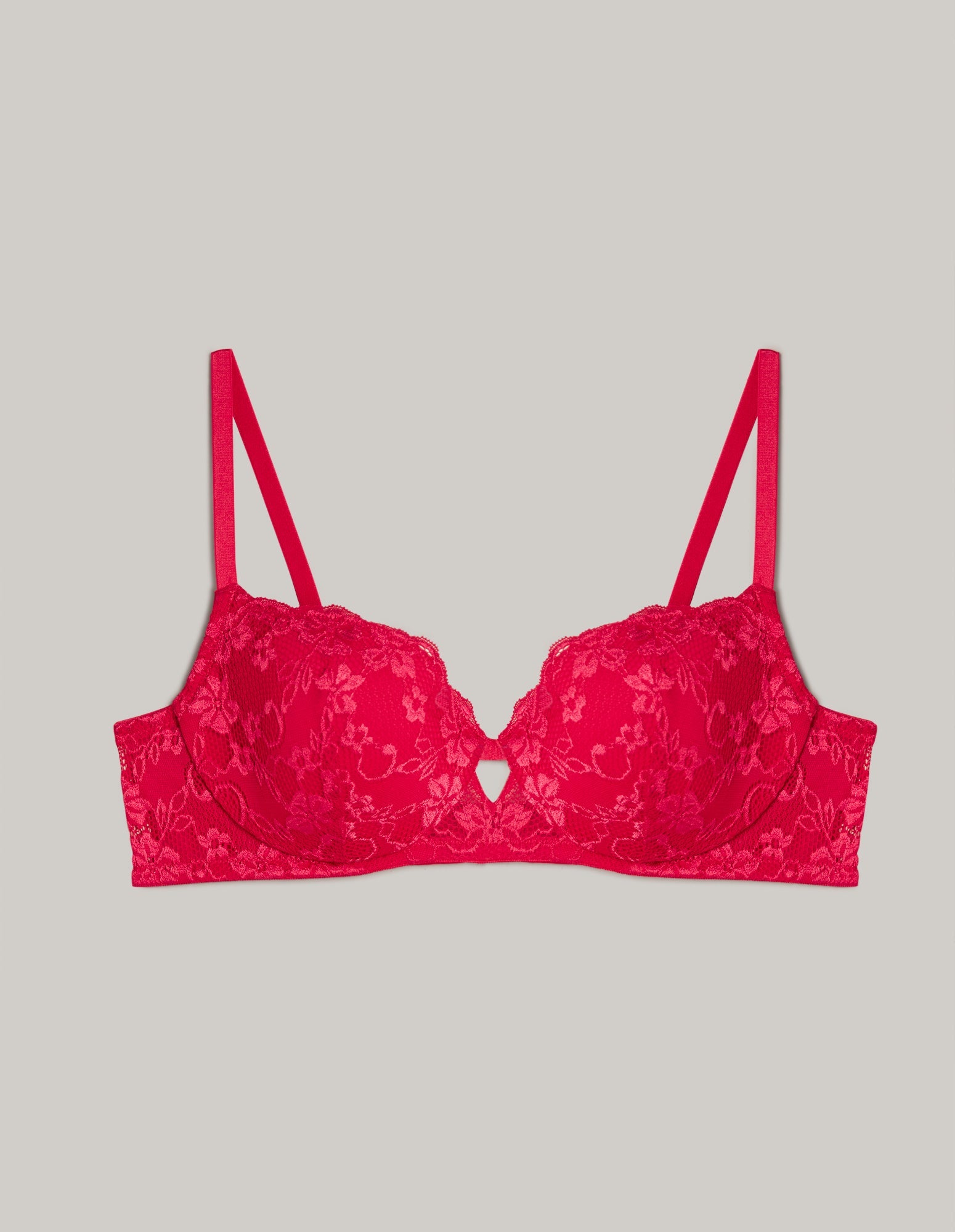 Padded balcony bra in different cup size - Primula color