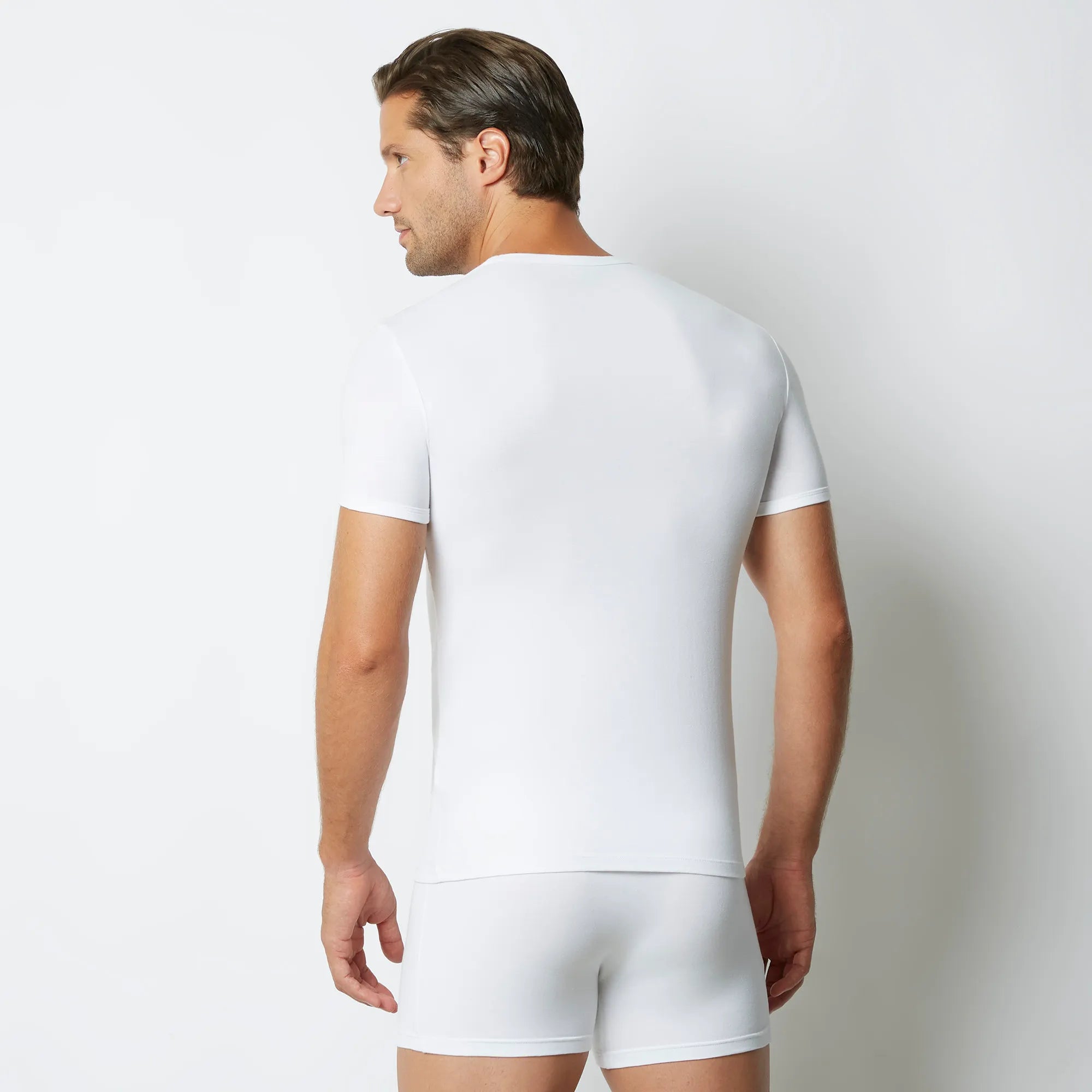 SIMPLY II - T-shirt me mëngë të shkurtra dhe jakë të rrumbullakët