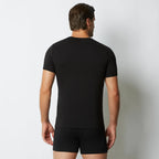 SIMPLY II - T-shirt me mëngë të shkurtra dhe jakë të rrumbullakët