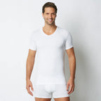 SIMPLY II - T-shirt me mëngë të shkurtra dhe jakë V